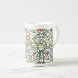 William Morris Floral Persian Vintage Pattern Bone China Mug