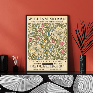 William Morris Floral Poster Vintage Botanical
