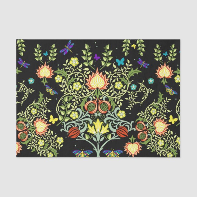 William Morris Floral  Tissue Paper (Front)