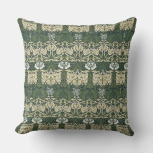 William Morris Floral Vintage Art Tulip And Rose Cushion