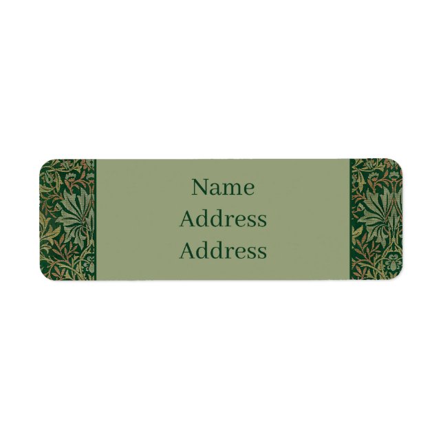 William Morris Flower Garden-Greens (Front)