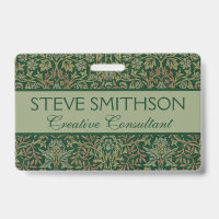 William Morris Flower Garden-Greens