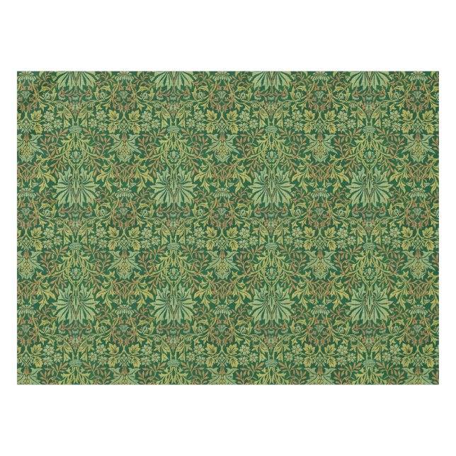 William Morris "Flower Garden" Tablecloth (Front (Horizontal))