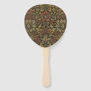 William Morris Flower Garden Tapestry Hand Fan