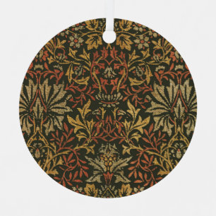 William Morris Flower Garden Tapestry Metal Tree Decoration