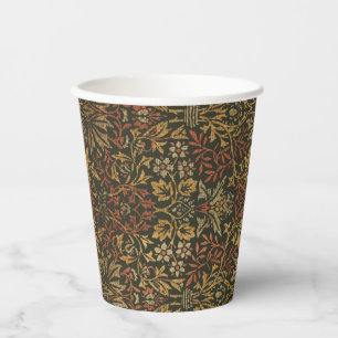 William Morris Flower Garden Tapestry Paper Cups