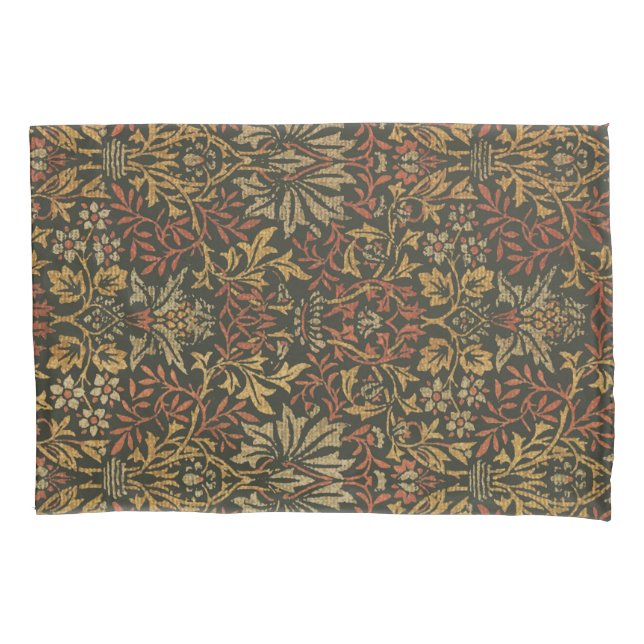 William Morris Flower Garden Tapestry Pillowcase (Front)