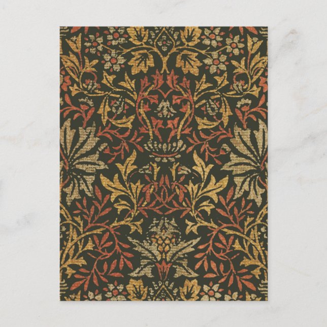 William Morris Flower Garden Tapestry Postcard (Front)