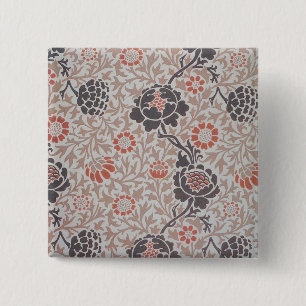 William Morris Flower Grafton Wallpaper  15 Cm Square Badge