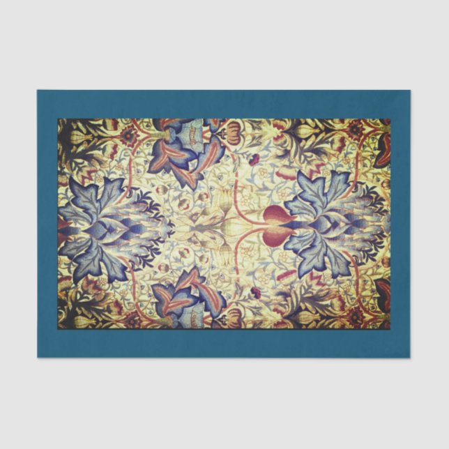 William Morris flower pattern Tissue Paper (Front)