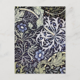 William Morris Flowers Postcard