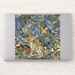 William Morris Forest Rabbit Floral Art Nouveau