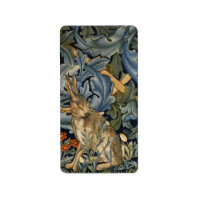 William Morris Forest Rabbit Floral Art Nouveau
