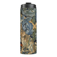 William Morris Forest Rabbit Floral Art Nouveau