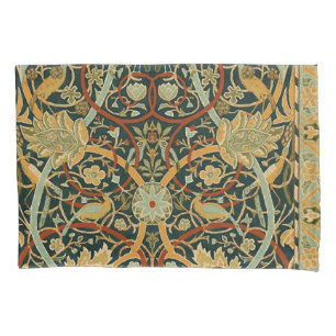 William Morris Forest Tapestry Pattern: Vintage Pillowcase