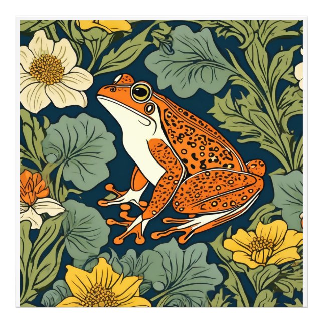 William Morris frog inspiration Photo Print (Front)