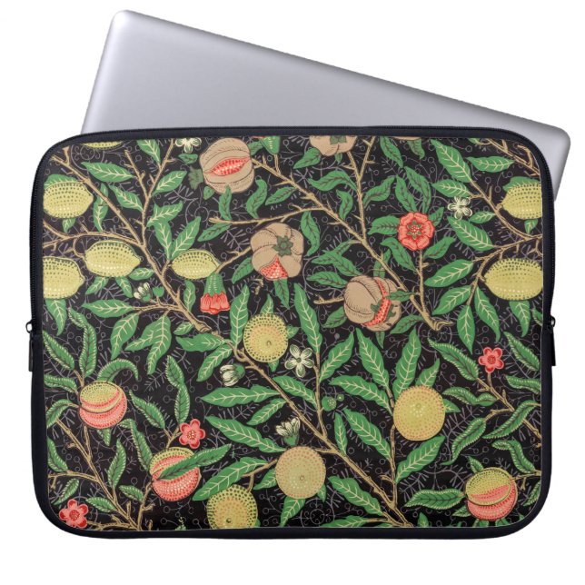 William Morris - Fruit Pattern Laptop Sleeve (Front)