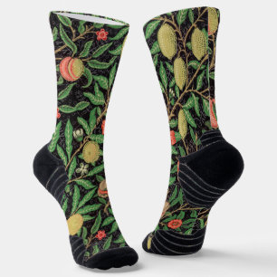 William Morris Fruit pattern Vintage Socks