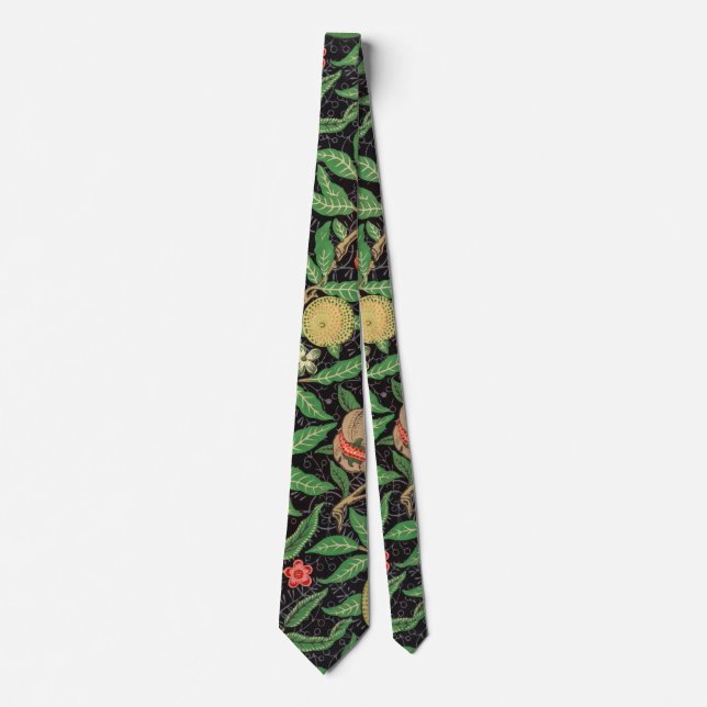William Morris Fruit pattern Vintage Tie (Front)