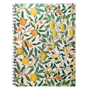 William Morris Fruit Pomegranate Vintage Notebook