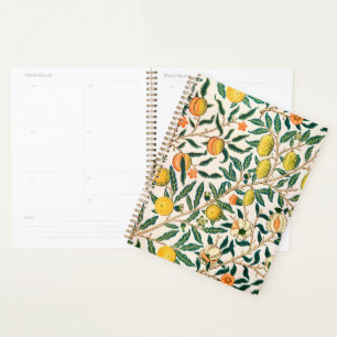 William Morris Fruit Pomegranate Vintage Planner
