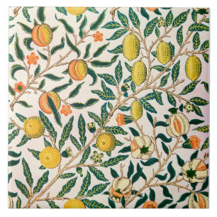 William Morris Fruit Pomegranate Vintage Tile