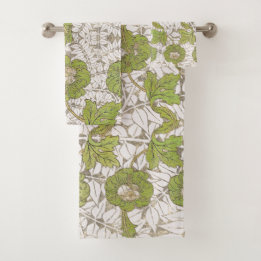 William Morris Garden Mix Botanical Bath Towel Set