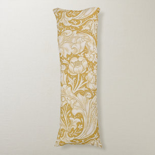 William Morris Gold Bachelors Button Floral Body Cushion