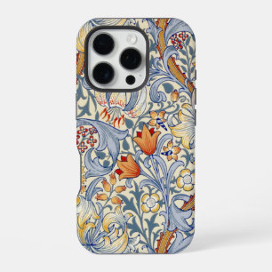 William Morris Gold Lily Victorian Wallpaper iPhone 16 Pro Case