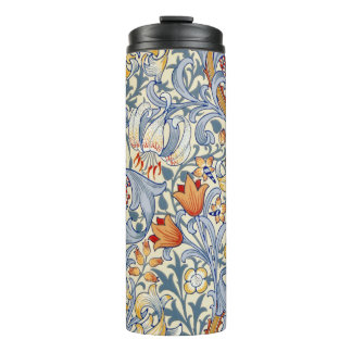 William Morris Gold Lily Victorian Wallpaper Thermal Tumbler
