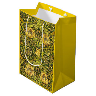 William Morris Golden Acanthus Portière Vintage  Medium Gift Bag