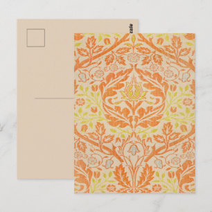 William Morris Golden Bough Pattern Vintage Art Postcard