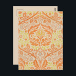 William Morris Golden Bough Tapestry Pattern Postcard<br><div class="desc">Embrace the enduring beauty of the Arts and Crafts movement with this iconic William Morris Golden Bough pattern. Dating back to the 19th century, this design showcases Morris's celebrated approach to natural forms and intricate repeats. Lush acanthus leaves and delicate floral tendrils intertwine to create a rich, flowing tapestry in...</div>