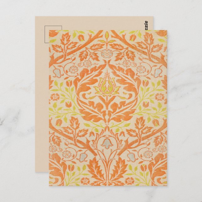 William Morris Golden Bough Tapestry Pattern Postcard (Front/Back)