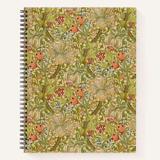 William Morris "Golden Lily" 2 Notebook (Front)