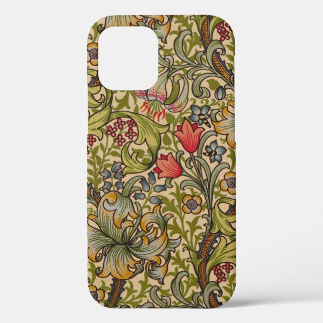 William Morris Golden Lily Antique Case-Mate iPhone Case (Back)