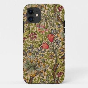 William Morris Golden Lily Antique Floral Pattern Case-Mate iPhone Case