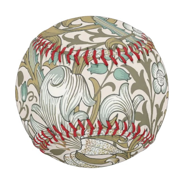 William Morris Golden Lily Blue Gold Classic Baseball (Front)