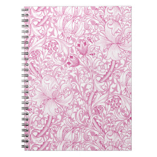 William Morris Golden Lily Floral Pattern Notebook