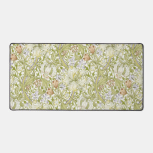 William Morris Golden Lily Garden Flower Classic Desk Mat