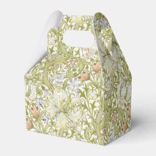 William Morris Golden Lily Garden Flower Classic Favour Box