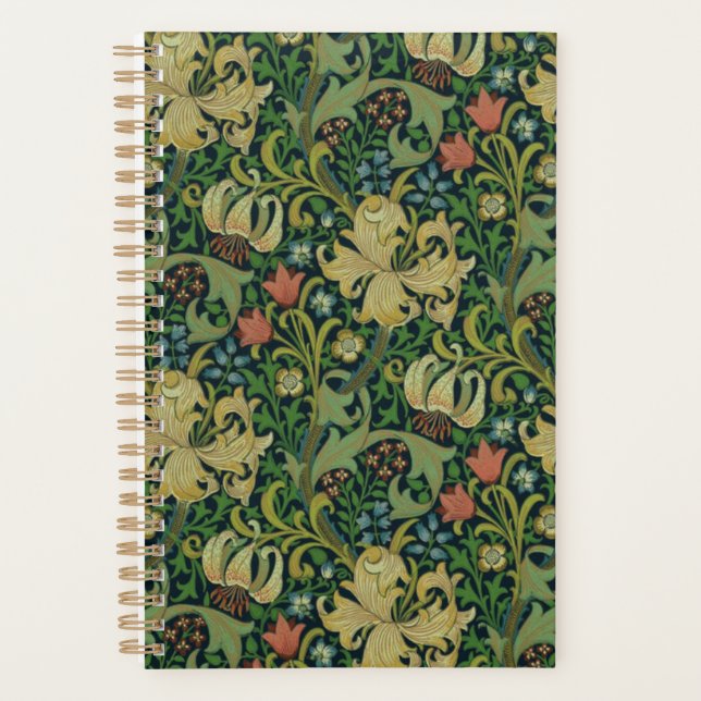 William Morris Golden Lily Planner (Front)