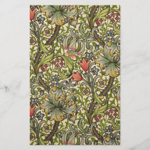 William Morris Golden Lily Stationery