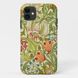 William Morris Golden Lily Vintage Pre-Raphaelite Case-Mate iPhone Case