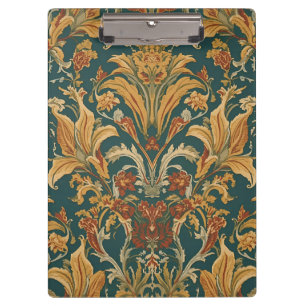 William Morris Golden Lily Vintage Pre-Raphaelite Clipboard