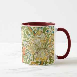 William Morris Golden Lily Vintage Pre-Raphaelite Mug