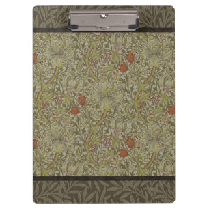 William Morris Golden Lily Willow Bough Pattern Clipboard