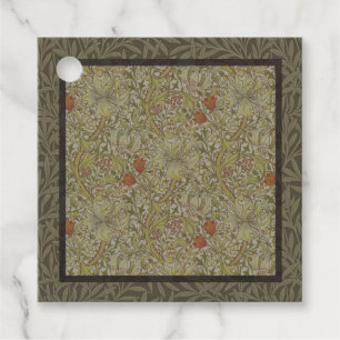 William Morris Golden Lily Willow Bough Pattern Favour Tags