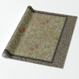 William Morris Golden Lily Willow Bough Pattern Wrapping Paper