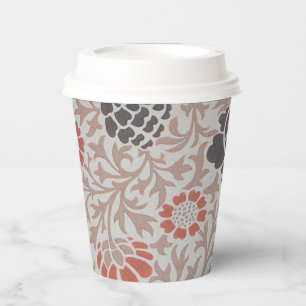 William Morris Grafton Botanic Art Design Paper Cups